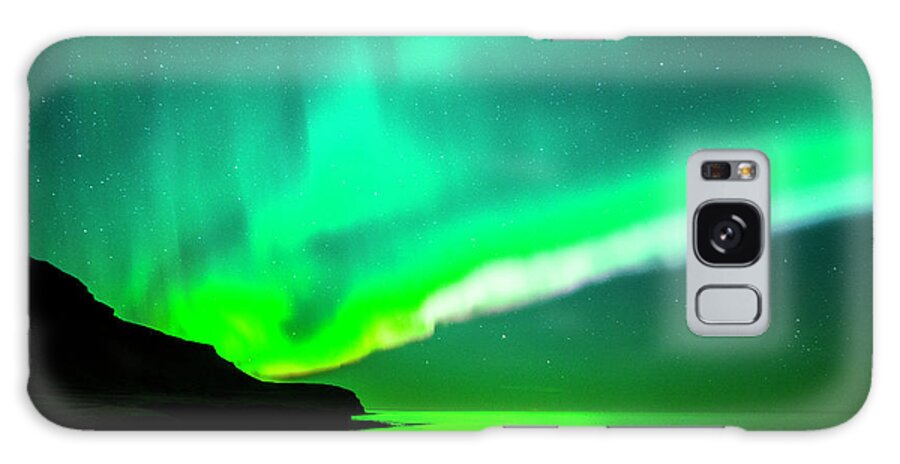 Constellation Galaxy Case featuring the photograph Aurora Borealis On Iceland #10 by Subtik