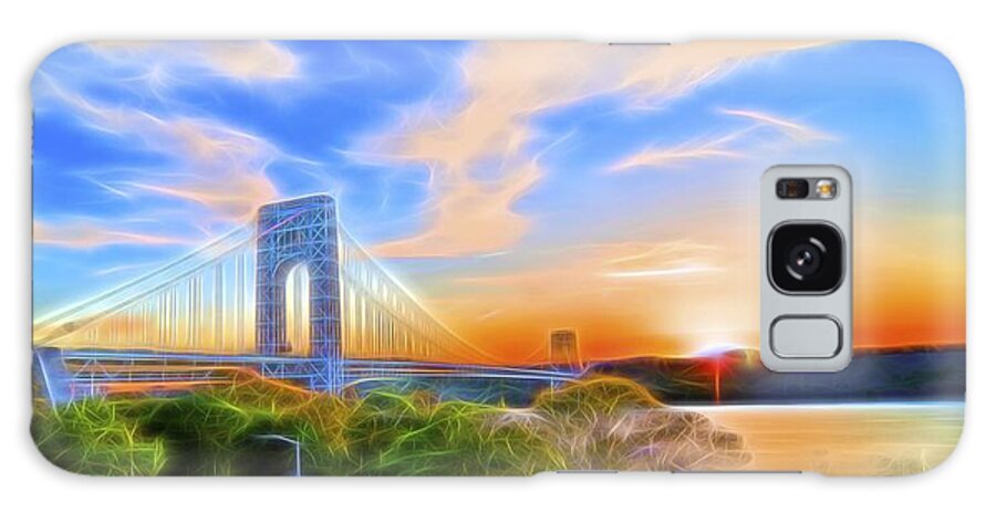 Gwb Galaxy Case featuring the photograph Sunset Dream by Theodore Jones