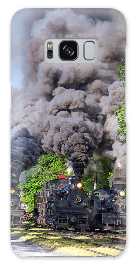 Train Race Galaxy S8 Case featuring the photograph Cass Scenic Railroad #19 by Mary Almond