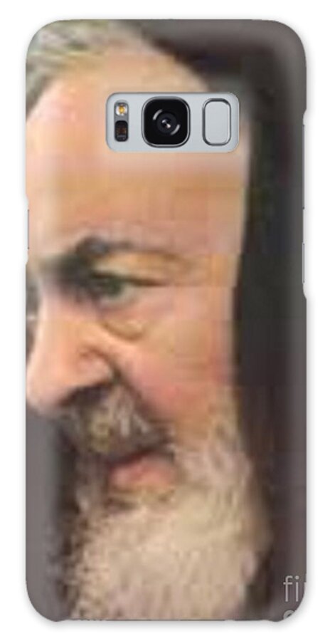 Prayer Galaxy Case featuring the photograph Padre Pio #19 by Archangelus Gallery