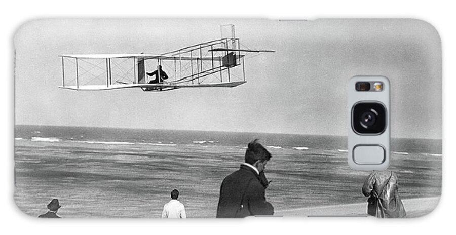 Photography Galaxy Case featuring the photograph 1911 One Of The Wright Brothers Flying by Vintage Images
