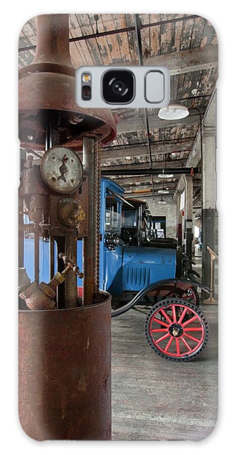 Exhibit Galaxy S8 Case featuring the photograph 1918 Gasoline Pump by Jim West