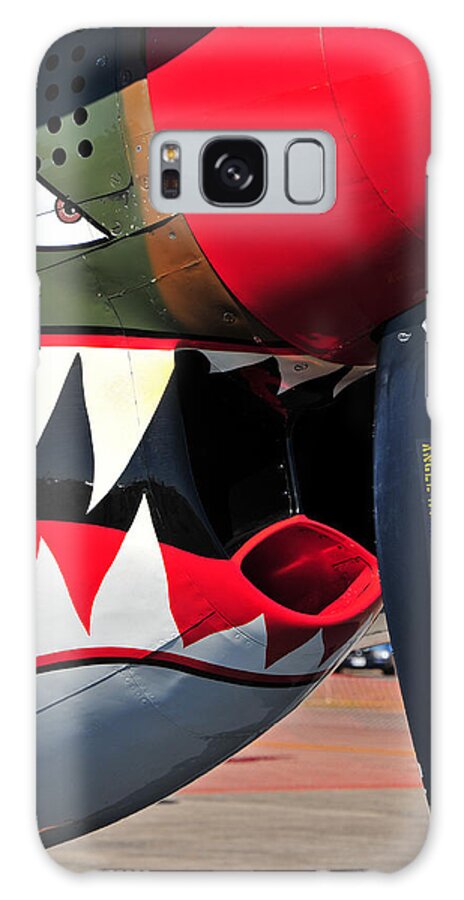 Plane Galaxy Case featuring the photograph 1935 Curtis Wright P40 Warhawk by Mike Martin