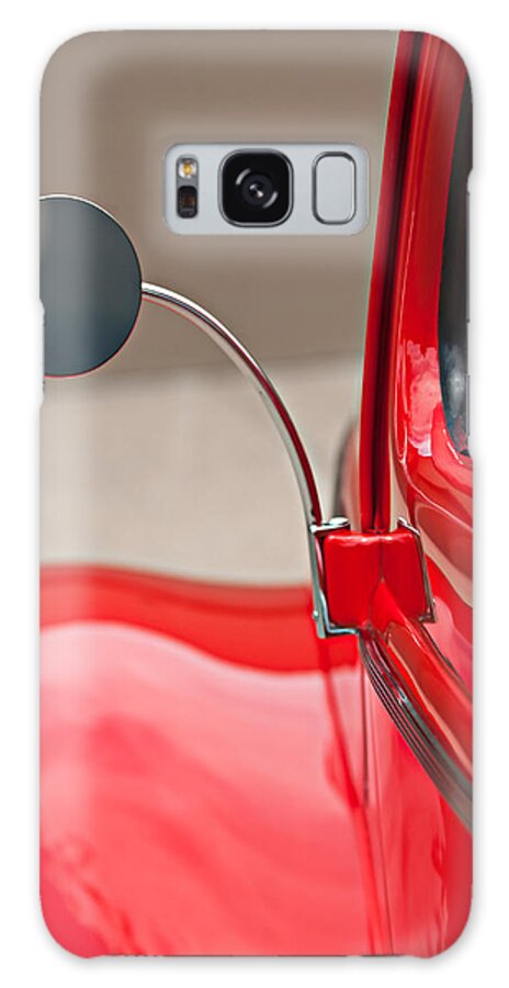1940 Ford Deluxe Coupe Rear View Mirror Galaxy Case featuring the photograph 1940 Ford Deluxe Coupe Rear View Mirror by Jill Reger
