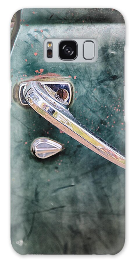 3scape Galaxy Case featuring the photograph 1950 Classic Chevy Pickup Door Handle by Adam Romanowicz