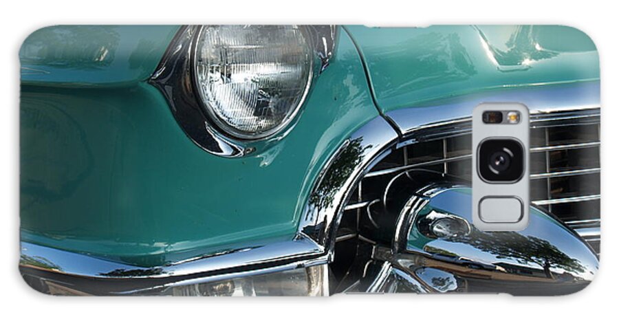 Car Galaxy Case featuring the photograph 1955 Cadillac Coupe de Ville Closeup by Anna Lisa Yoder
