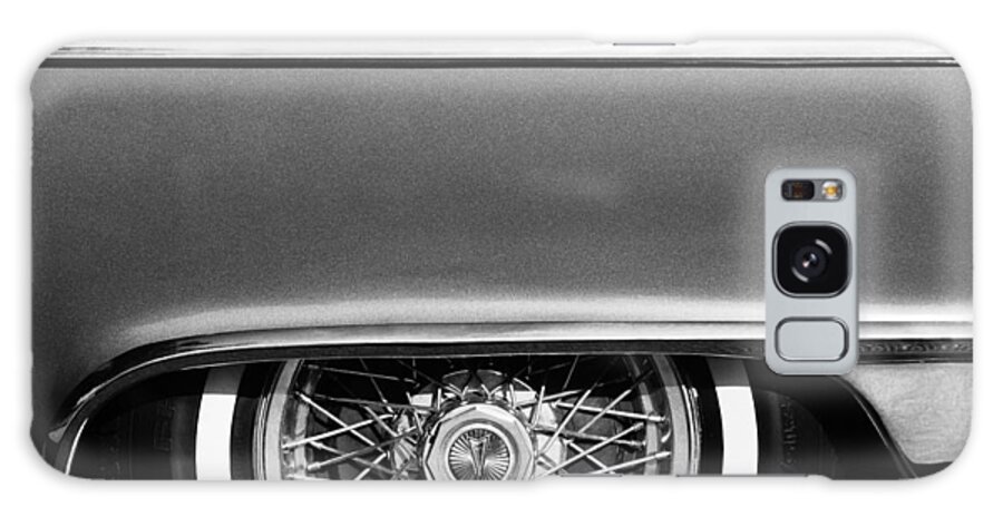 1955 Pontiac Star Chief Wheel Emblem Galaxy Case featuring the photograph 1955 Pontiac Star Chief Wheel Emblem by Jill Reger