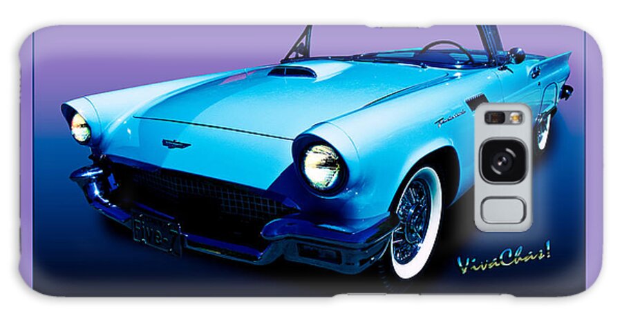Hot Rod Art Galaxy S8 Case featuring the photograph 1957 Thunderbird Poster by Chas Sinklier