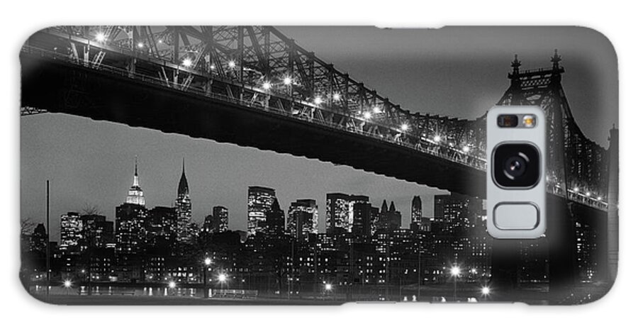 Photography Galaxy Case featuring the photograph 1960s Queensboro Bridge And Manhattan by Vintage Images