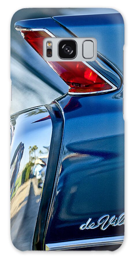 1962 Cadillac Deville Galaxy Case featuring the photograph 1962 Cadillac Deville Taillight by Jill Reger
