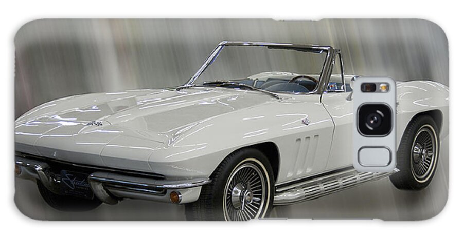 1965 Chevy Corvette Galaxy Case featuring the photograph 1965 Chevy Corvette by M Three Photos