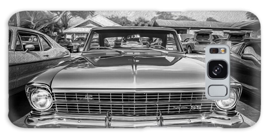 1967 Chevrolet Galaxy Case featuring the photograph 1967 Chevrolet Nova Super Sport Painted BW  by Rich Franco