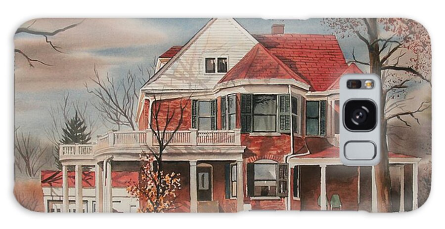 American Home Iii Galaxy Case featuring the painting American Home III by Kip DeVore