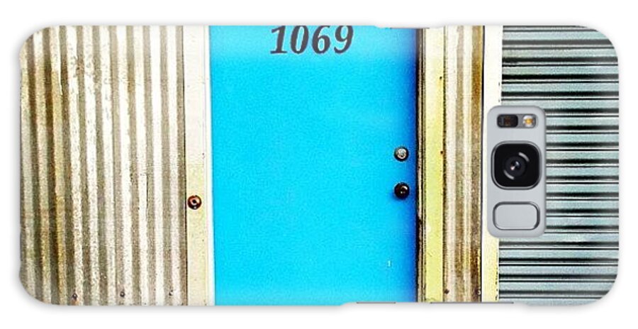 Doorsgalore Galaxy Case featuring the photograph Blue Door #2 by Julie Gebhardt