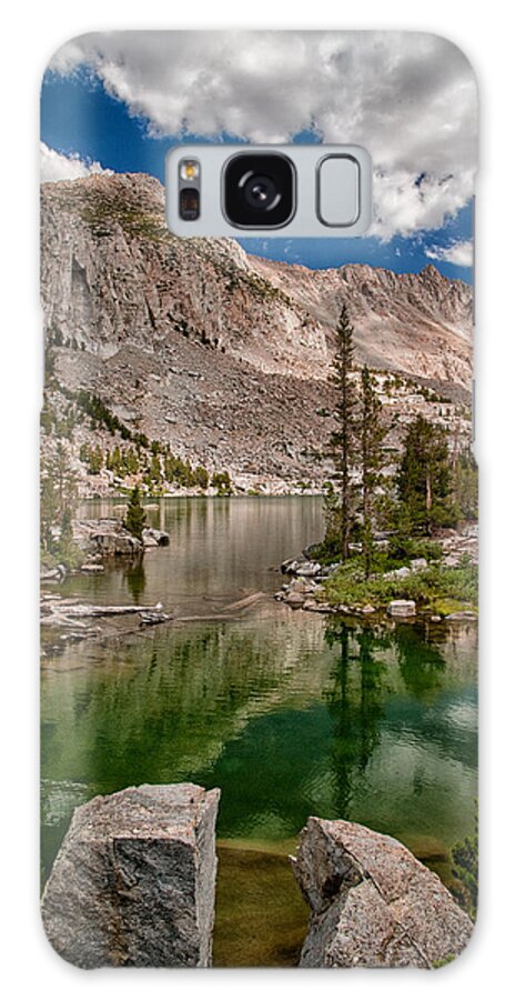 Lake Galaxy Case featuring the photograph Blue Lake #2 by Cat Connor