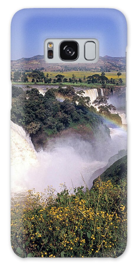 Africa Galaxy Case featuring the photograph Blue Nile Falls #2 by Michele Burgess