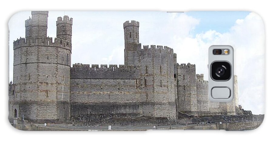 Castles Galaxy Case featuring the photograph Caernarfon castle #2 by Christopher Rowlands