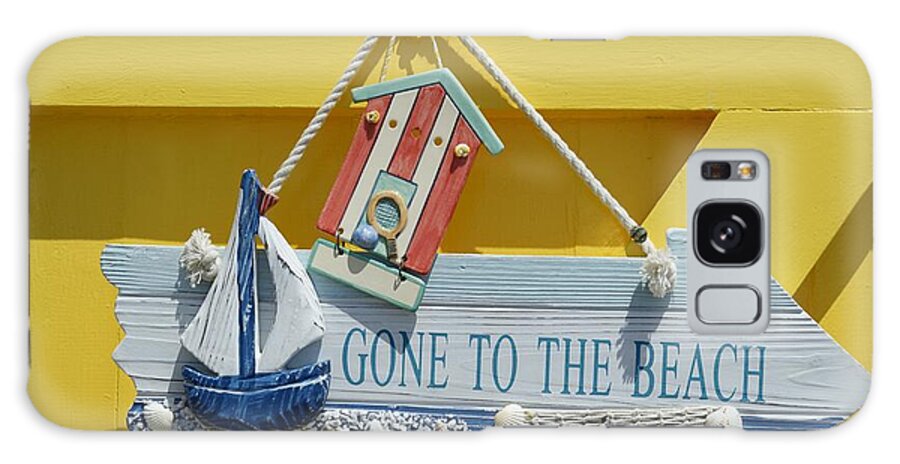 Gone Galaxy Case featuring the photograph Gone To The Beach by Wendy Wilton