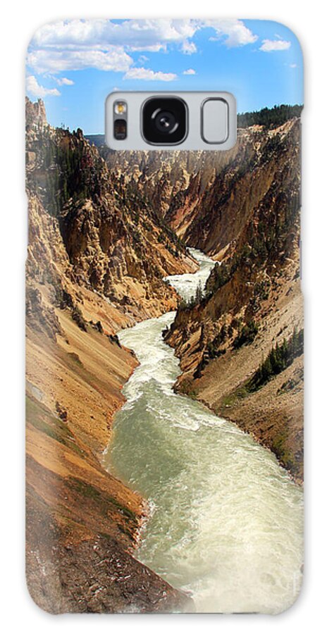 Grand Canyon Of Yellowstone Galaxy Case featuring the photograph Grand Canyon of Yellowstone by Jemmy Archer
