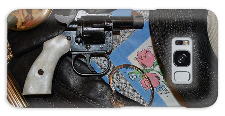 Feminine Pistol Galaxy Case featuring the photograph Hers by Beverly Shelby