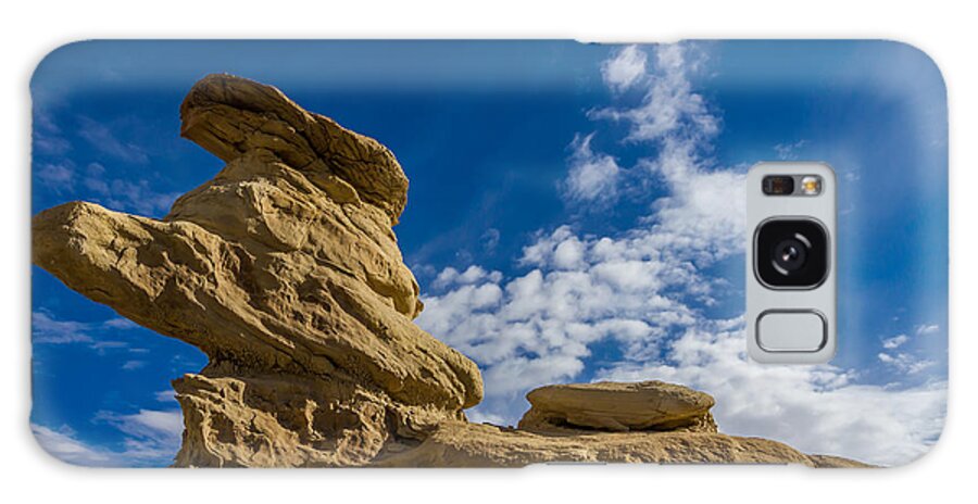 Badlands Galaxy Case featuring the photograph Hoodoo Rock Formations #1 by Ron Pate