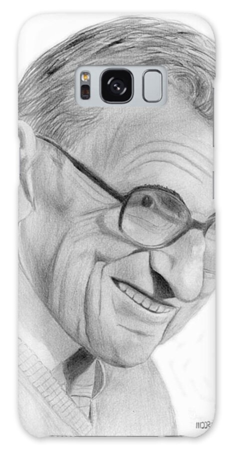 Joe Paterno Galaxy Case featuring the drawing Joe Paterno #2 by Pat Moore