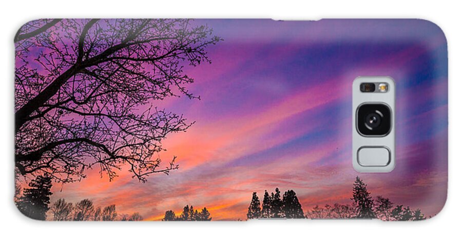 Sunset Galaxy Case featuring the photograph Magical Sky #2 by Mike Lee