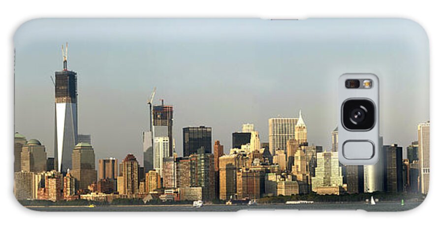 New York Skyline Galaxy Case featuring the photograph New York Skyline #2 by Jatin Thakkar