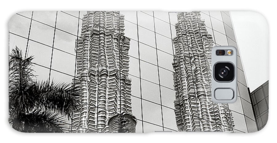 Petronas Towers Galaxy Case featuring the photograph Petronas Towers Reflection #2 by Shaun Higson