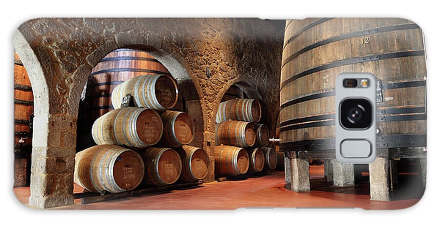 Fermenting Galaxy Case featuring the photograph Porto Wine Cellar #2 by Vuk8691