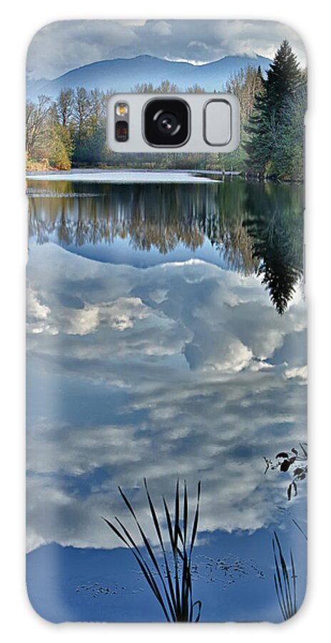 Trees Galaxy Case featuring the photograph Reflections of Autumn by Mary Jo Allen