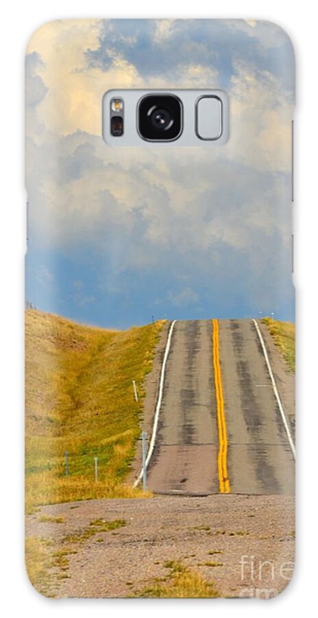 Abstract Galaxy Case featuring the photograph Road to Nowhere #2 by Lauren Leigh Hunter Fine Art Photography