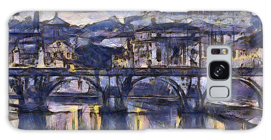 Rome Galaxy S8 Case featuring the photograph Rome and the river tiber at dusk #2 by Sophie McAulay