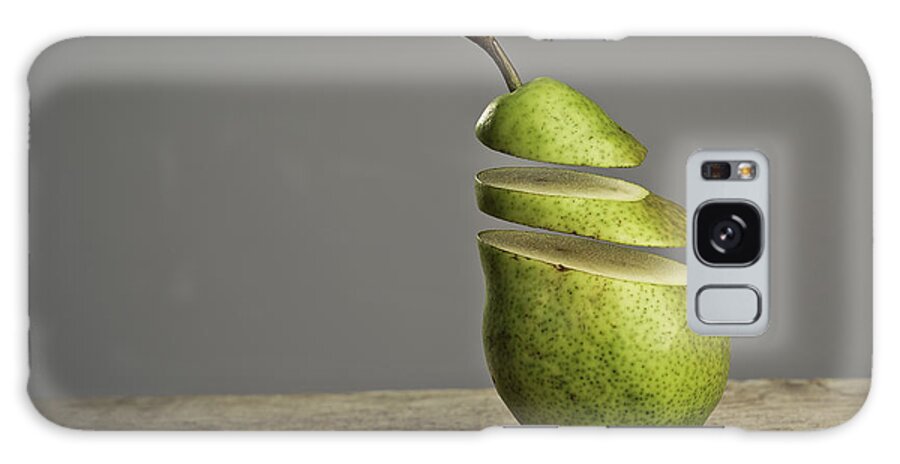 Pear Galaxy Case featuring the photograph Sliced #2 by Nailia Schwarz