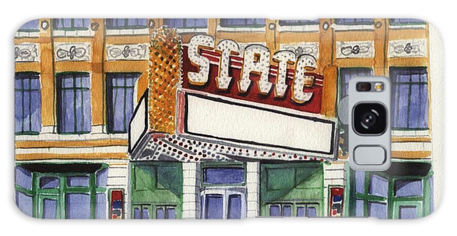 State Galaxy Case featuring the painting State Theater #2 by Rodger Ellingson