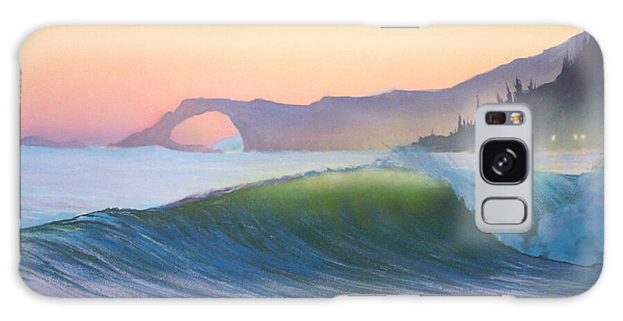 Ocean Galaxy Case featuring the painting Sunset Sonata #2 by Philip Fleischer