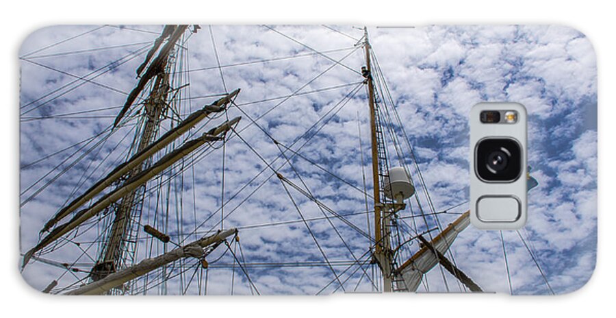 Tall Ship Mast Galaxy Case featuring the photograph Tall Ship Mast #3 by Dale Powell