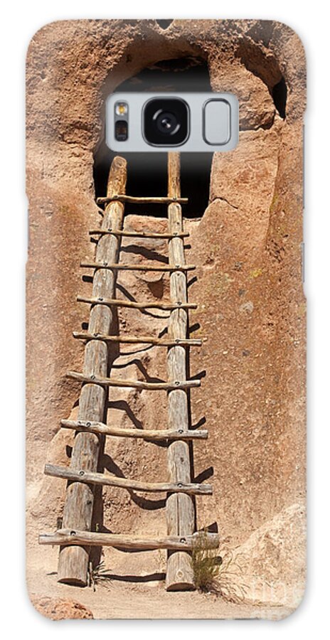 Afternoon Galaxy S8 Case featuring the photograph Talus House Front Door Bandelier National Monument #2 by Fred Stearns