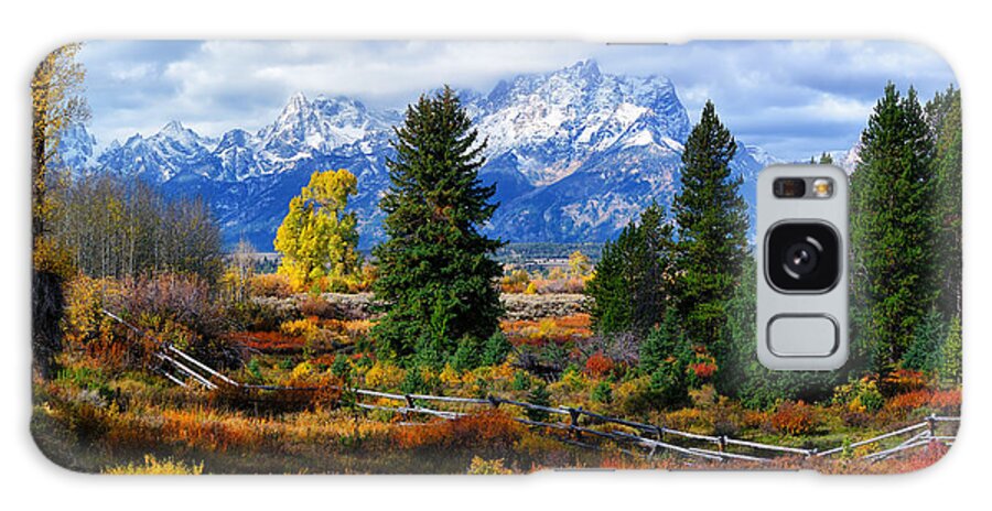 Tetons Galaxy Case featuring the photograph Teton Autumn #1 by Greg Norrell