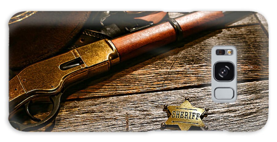 Sheriff Galaxy Case featuring the photograph The Badge #2 by Olivier Le Queinec