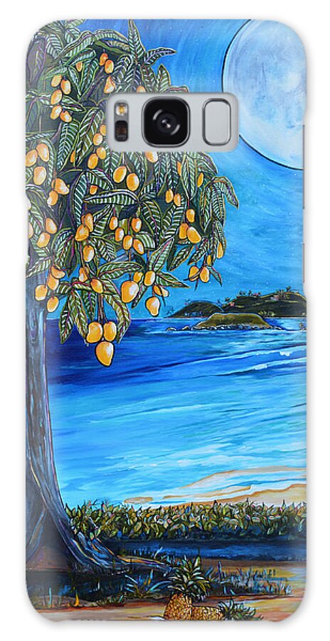 Mangos Galaxy Case featuring the painting The Mango Tree #2 by Patti Schermerhorn