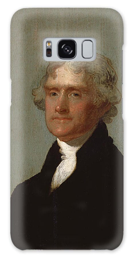 Gilbert Stuart Galaxy Case featuring the painting Thomas Jefferson #5 by Gilbert Stuart
