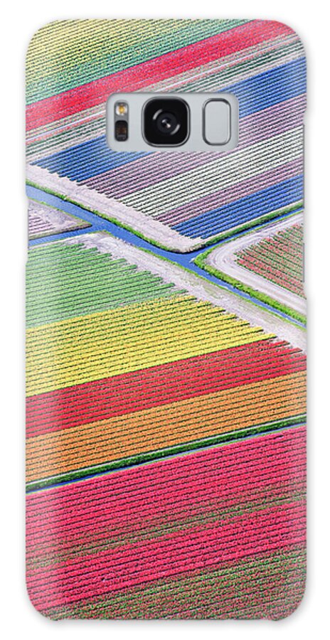 Scenics Galaxy Case featuring the photograph Tulip Fields Between Sassenheim And #2 by Atlantide Phototravel