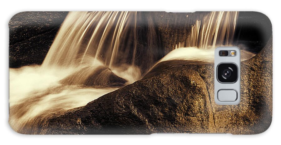 Rock Galaxy Case featuring the photograph Water flow #2 by Les Cunliffe