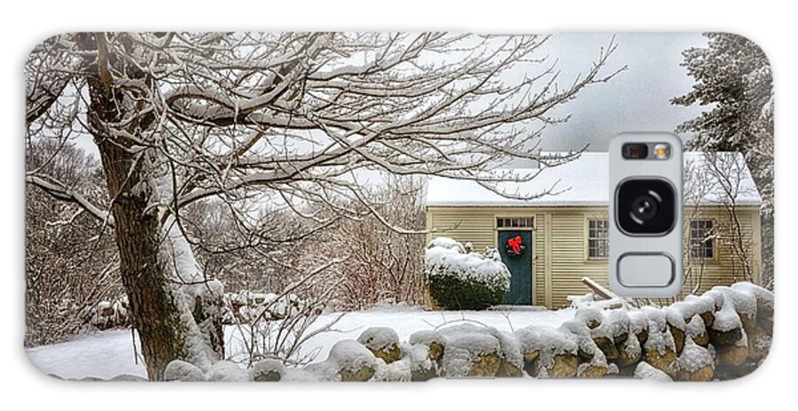 Nature Galaxy Case featuring the photograph Winter Cabin #2 by Tricia Marchlik