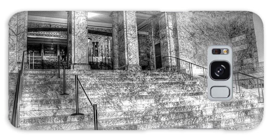 Washington State Capitol Galaxy Case featuring the photograph 21 Steps by Phillip Garcia