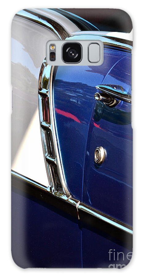 Chevy Galaxy Case featuring the photograph Purple and White Chevy by Dean Ferreira