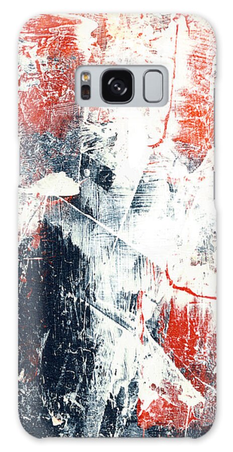 Abstract Galaxy Case featuring the painting Moving On - Contemporary Abstract Painting by Modern Abstract