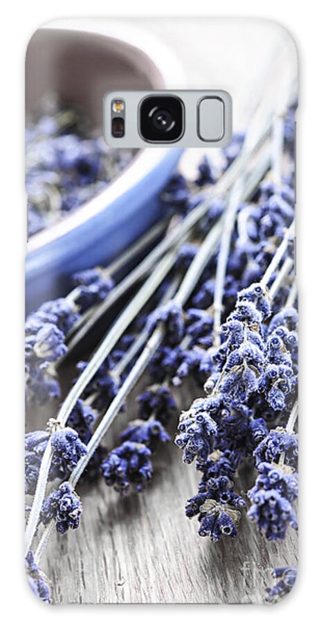 Lavender Galaxy Case featuring the photograph Dried lavender 1 by Elena Elisseeva