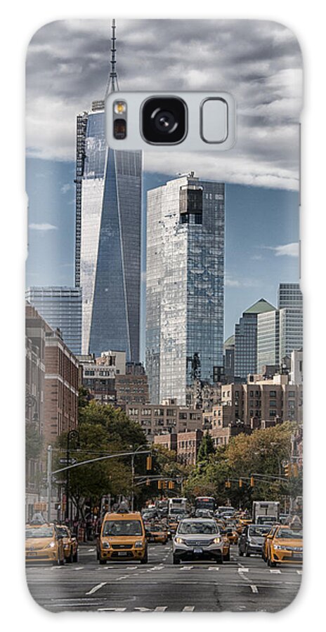 Greenwich Village. West Village Galaxy Case featuring the photograph Freedom Tower #3 by Roni Chastain